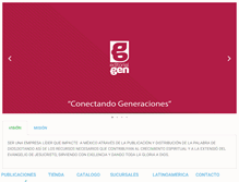 Tablet Screenshot of editorialgen.com